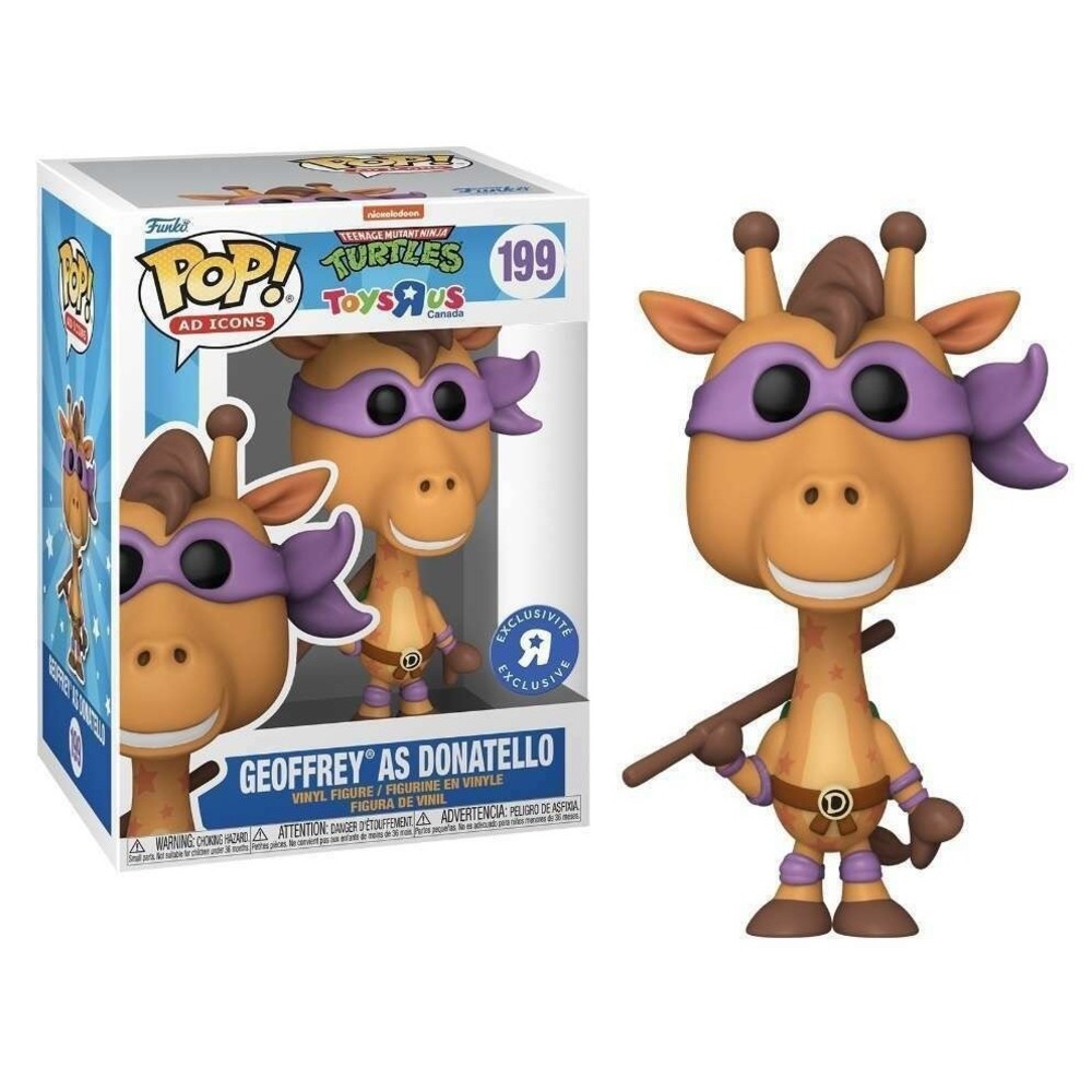 Funko Pop! #199 Geoffrey as Donatello Toys R Us Exclusive TMNT Vinyl Figure